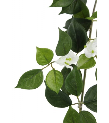 Guirlande de bougainvillée blanche