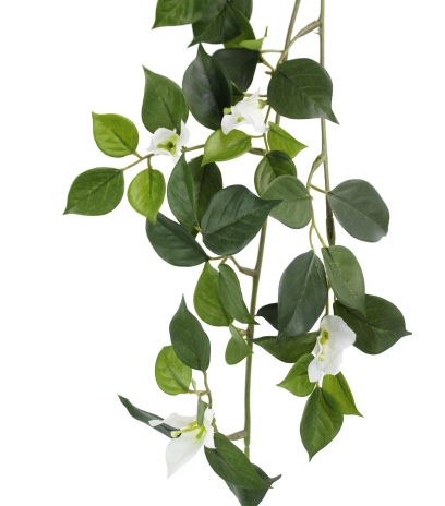 Guirlande de bougainvillée blanche