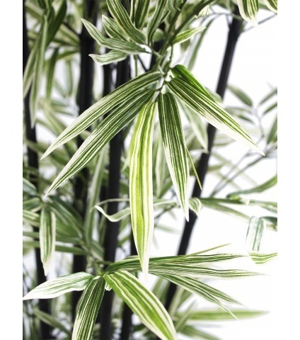 Bambou artificiel à cannes noires