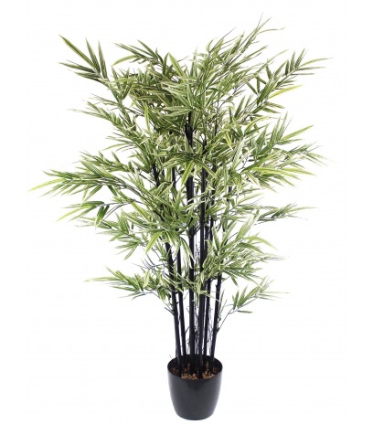 Bambou artificiel à cannes noires