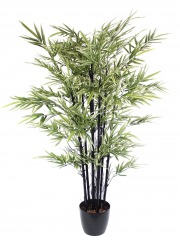 Bambou artificiel à cannes noires