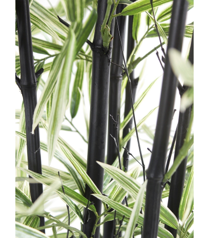 Bambou artificiel à cannes noires