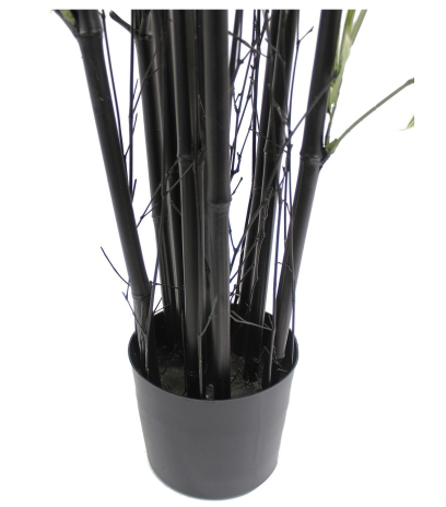 Bambou artificiel à cannes noires