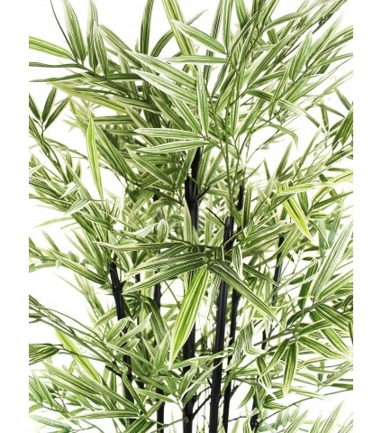 Bambou artificiel à cannes noires