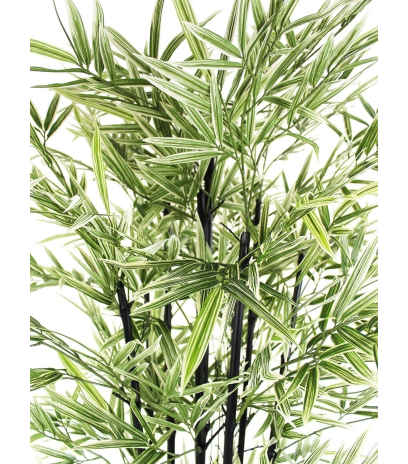 Bambou artificiel à cannes noires