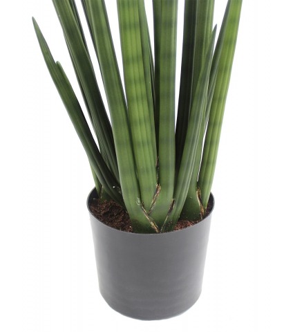 Sansevière artificielle verte foncée