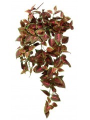 Chute de coléus artificiel rouge