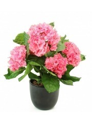 Hortensia artificiel rose
