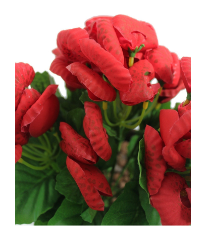Calcéolaire artificielle rouge