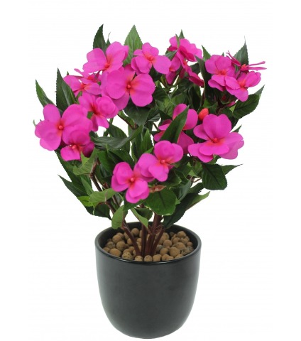 Impatiens artificielle mauve