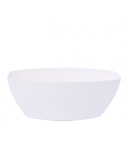 Jardinière cocoon blanche