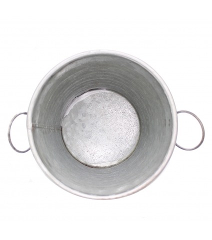 Pot zinc bicolore