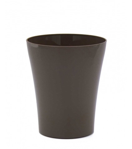 Cache-pot orchidée marron
