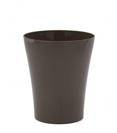 Cache-pot orchidée marron