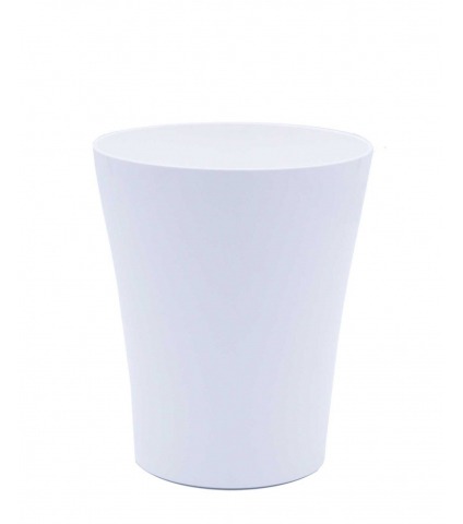 Cache-pot orchidée blanc