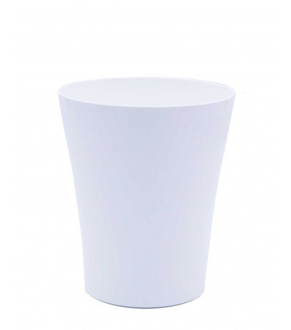 Cache-pot orchidée blanc