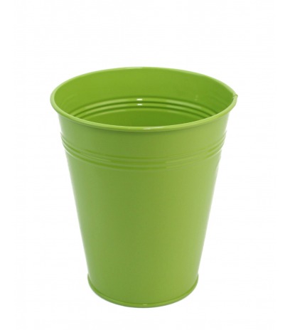 Pot en zinc vert