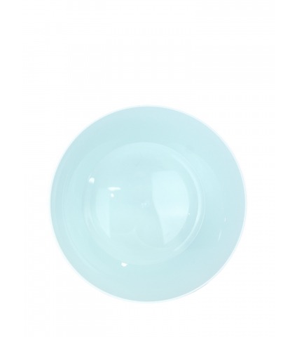 Pot rond plastique bleu ciel