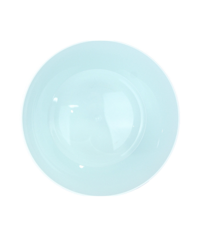 Pot rond plastique bleu ciel
