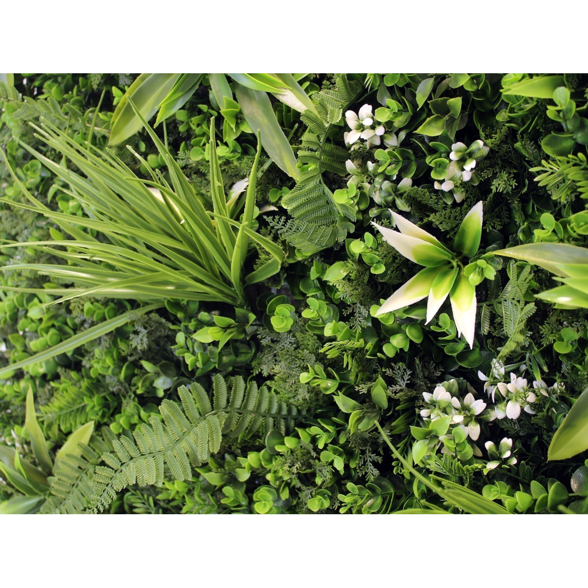 Mur Végétal Artificiel Jungle Synthaietik - Plaque 1m X 1m Prix/m², Décoration Intérieur Extérieur Sans Entretien
