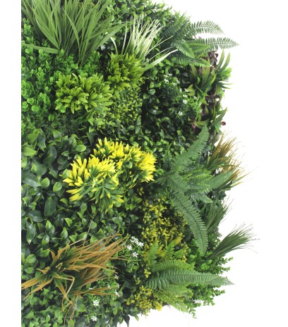 Mur végétal artificiel prairie verdoyante