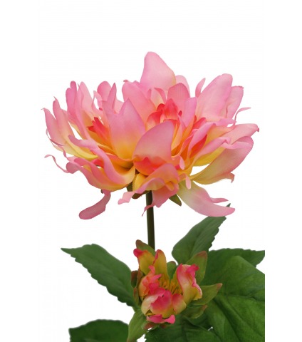 Dahlia rose artificiel