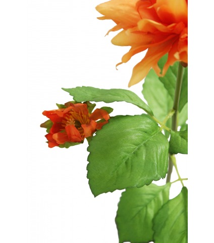 Dahlia orange artificiel