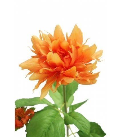 Dahlia orange artificiel