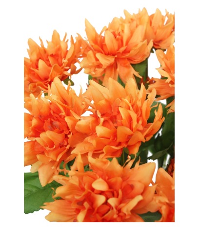 Dahlia orange artificiel