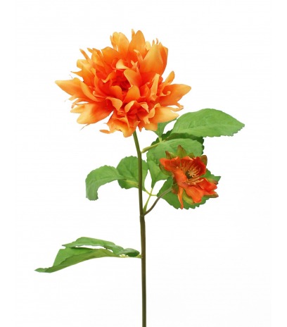 Dahlia orange artificiel