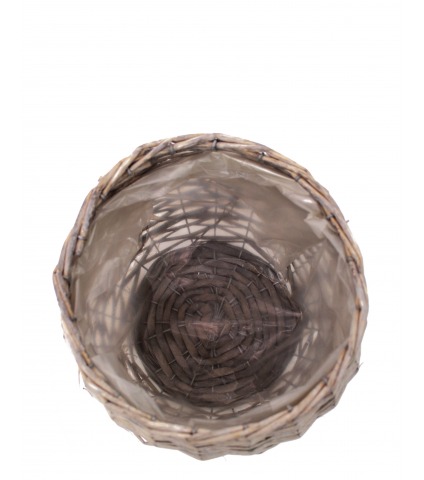 Pot en osier sans anse