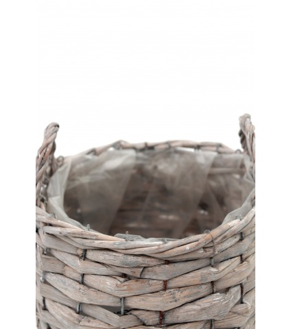 Pot en osier avec anses