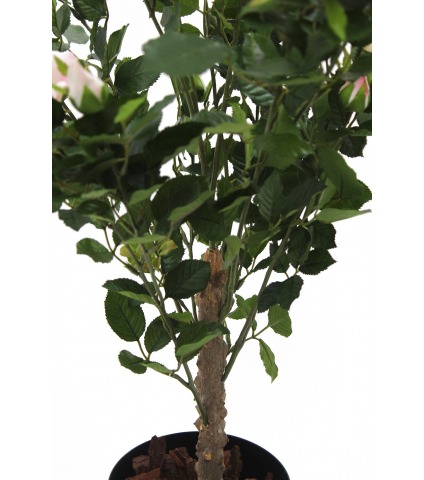 Grand rosier rose artificiel