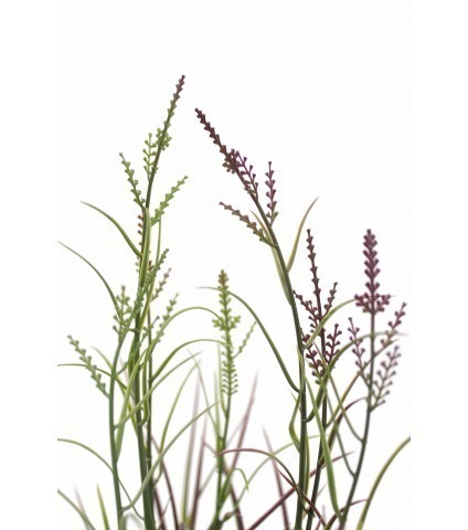 Herbe acorus artificielle violette