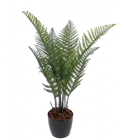 Fougère artificielle grandes frondes