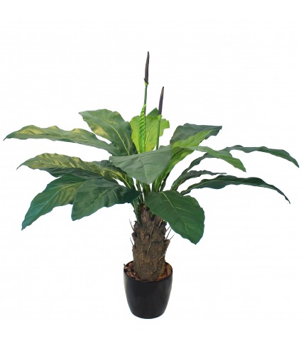 Anthurium artificiel vert