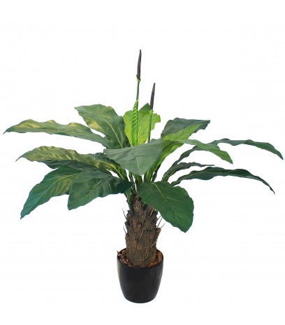 Anthurium artificiel vert