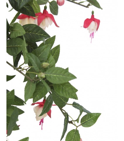 Chute de fuchsia artificielle rouge