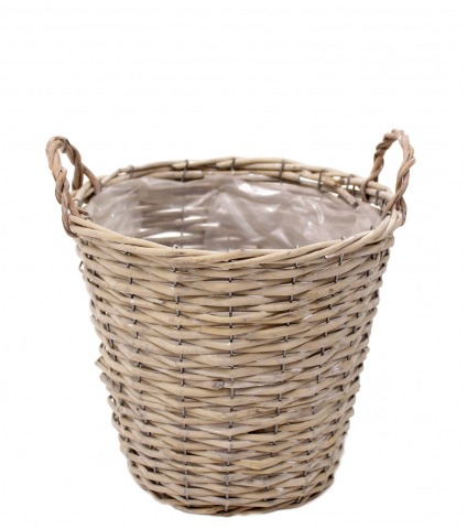 Seau tressé en osier