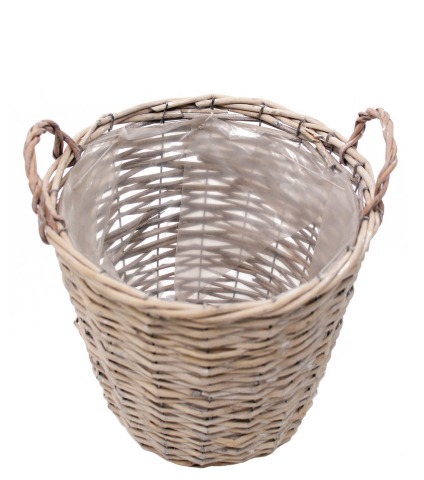 Seau tressé en osier