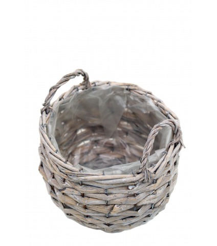 Pot en osier avec anses