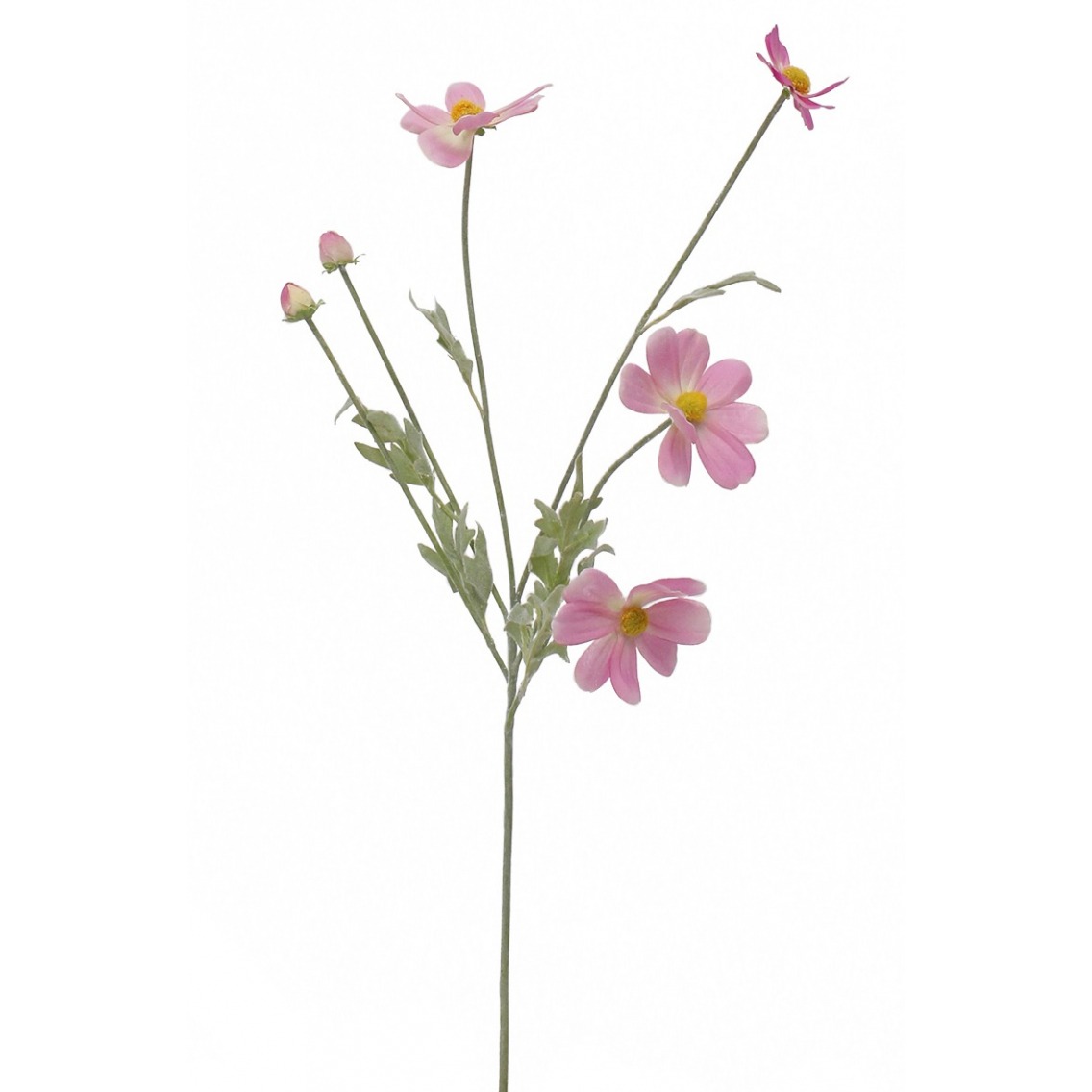 Cosmos artificiel rose clair 62 cm - Fleurs artificielles champêtres -  Artiplantes