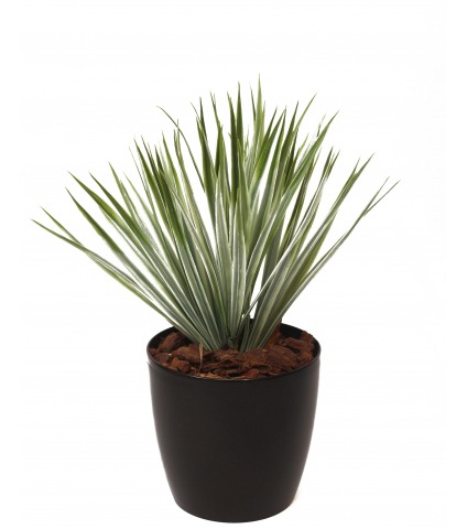 Yucca artificiel vert panaché