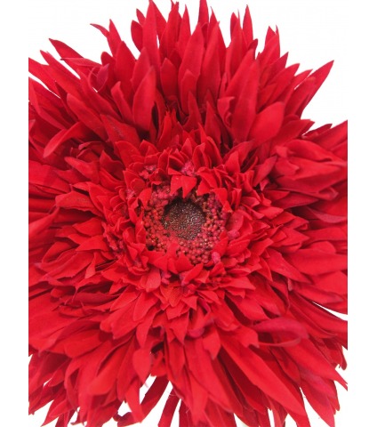 Grand gerbera artificiel rouge