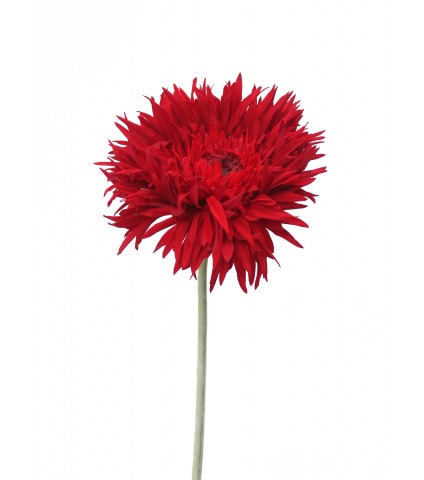 Grand gerbera artificiel rouge