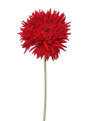 Grand gerbera artificiel rouge