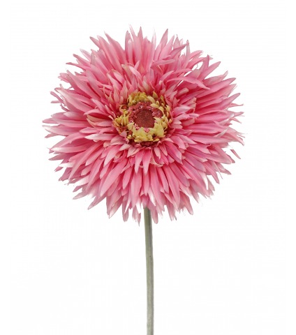 Grand gerbera artificiel rose