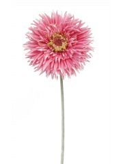 Grand gerbera artificiel rose