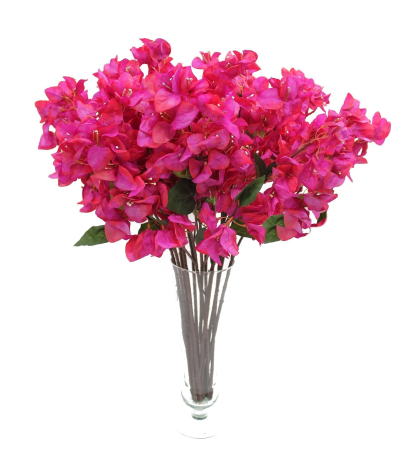 Tige de bougainvillée artificielle fuchsia