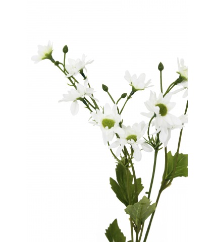 Chrysanthème artificiel blanc